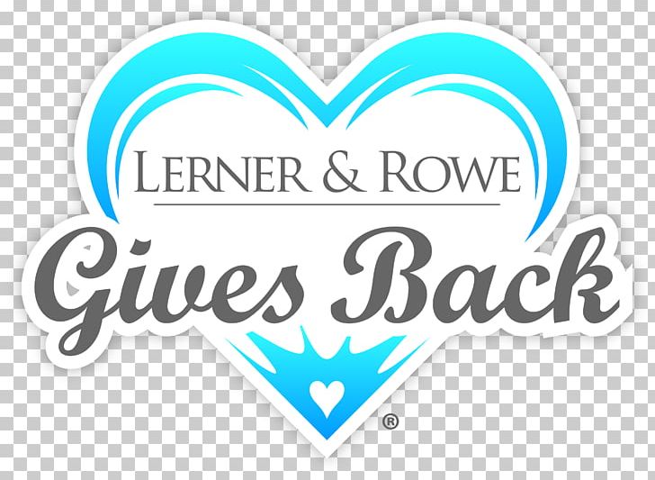 Lerner And Rowe Lerner & Rowe Gives Back Non-profit Organisation Organization Logo PNG, Clipart, Area, Brand, Charitable Organization, Heart, Lerner And Rowe Free PNG Download