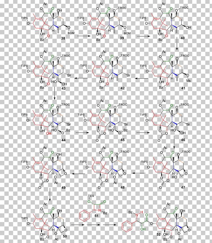 Paclitaxel Total Synthesis Wender Taxol Total Synthesis Chemical Synthesis PNG, Clipart, Angle, Area, Chemical Synthesis, Epoxide, Miscellaneous Free PNG Download