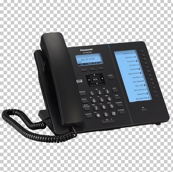 Panasonic KX-HDV230 VoIP Phone Telephone Session Initiation Protocol PNG, Clipart, Avaya, Business, Caller Id, Communication, Corded Phone Free PNG Download
