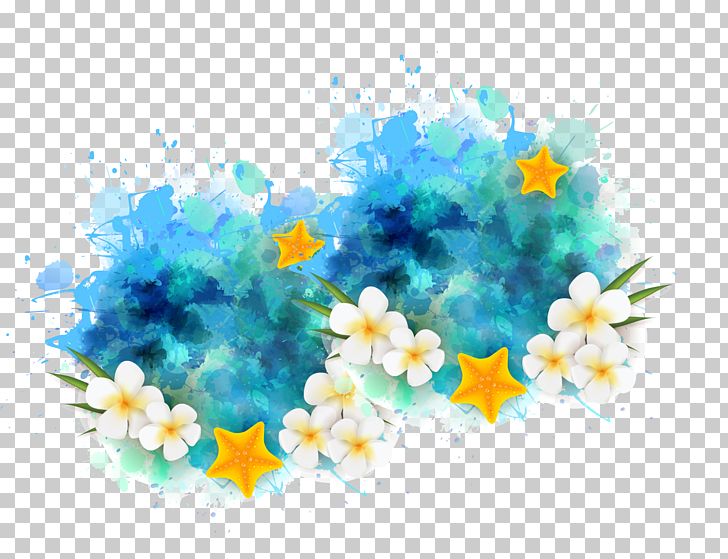 Watercolor Painting Flower PNG, Clipart, Blue, Circle, Color, Computer Wallpaper, Design Free PNG Download