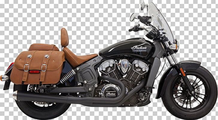 Exhaust System Motorcycle Indian Scout Harley-Davidson Bassani Manufacturing PNG, Clipart, Aftermarket Exhaust Parts, Automotive Exhaust, Automotive Exterior, Bassani Manufacturing, Bobber Free PNG Download