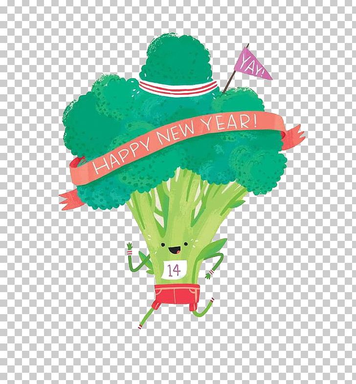 New Years Resolution Vegetable Eating Illustration PNG, Clipart, Cartoon, Cartoon Cauliflower, Cauliflower, Deductible, Fictional Character Free PNG Download