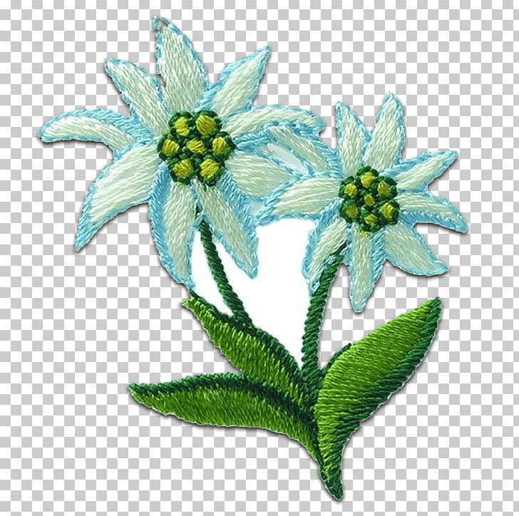 Flower Edelweiss Embroidered Patch Embroidery Green PNG, Clipart, Applique, Blume, Clothing, Edelweiss, Edelweiss Air Free PNG Download