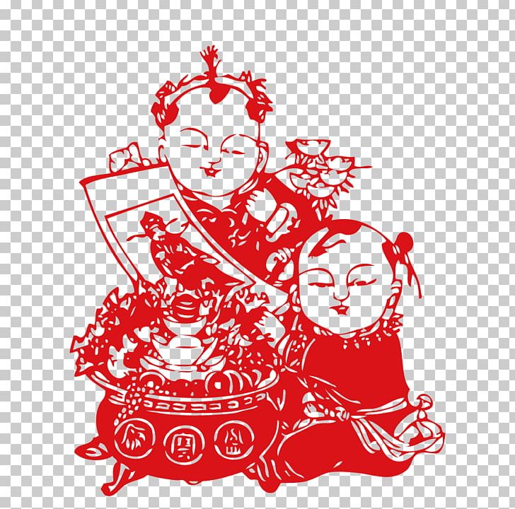 Papercutting Chinese Paper Cutting Chinese New Year PNG, Clipart, Chinese Opera, Chinese Paper Cutting, Chinese Style, Fictional Character, Flower Free PNG Download