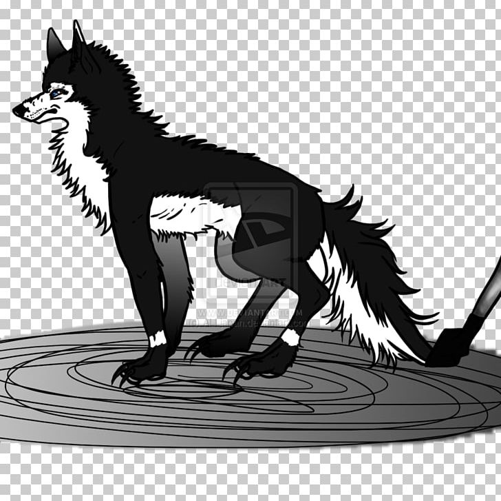 Canidae Dog Legendary Creature White Cartoon PNG, Clipart, Animals, Anime, Black And White, Canidae, Carnivoran Free PNG Download