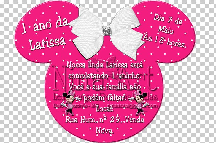 Convite Minnie Mouse PNG, Clipart, Book, Christmas, Christmas Ornament, Color, Convite Free PNG Download