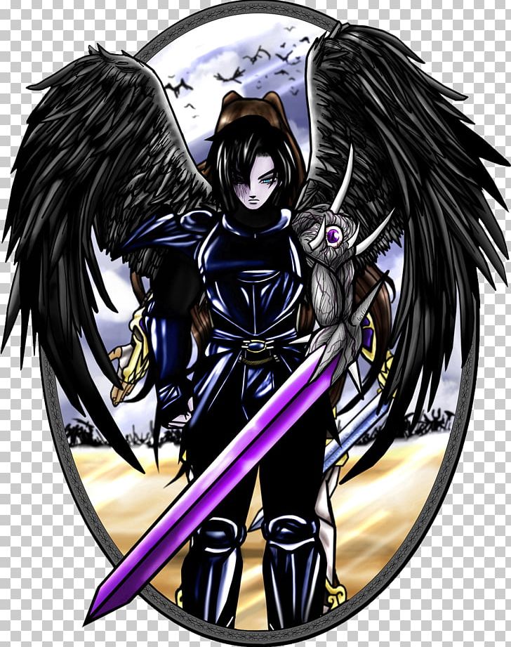 Free Dark Angel Anime Girl Drawing  Anime Angel Girl Render  Free  Transparent PNG Clipart Images Download