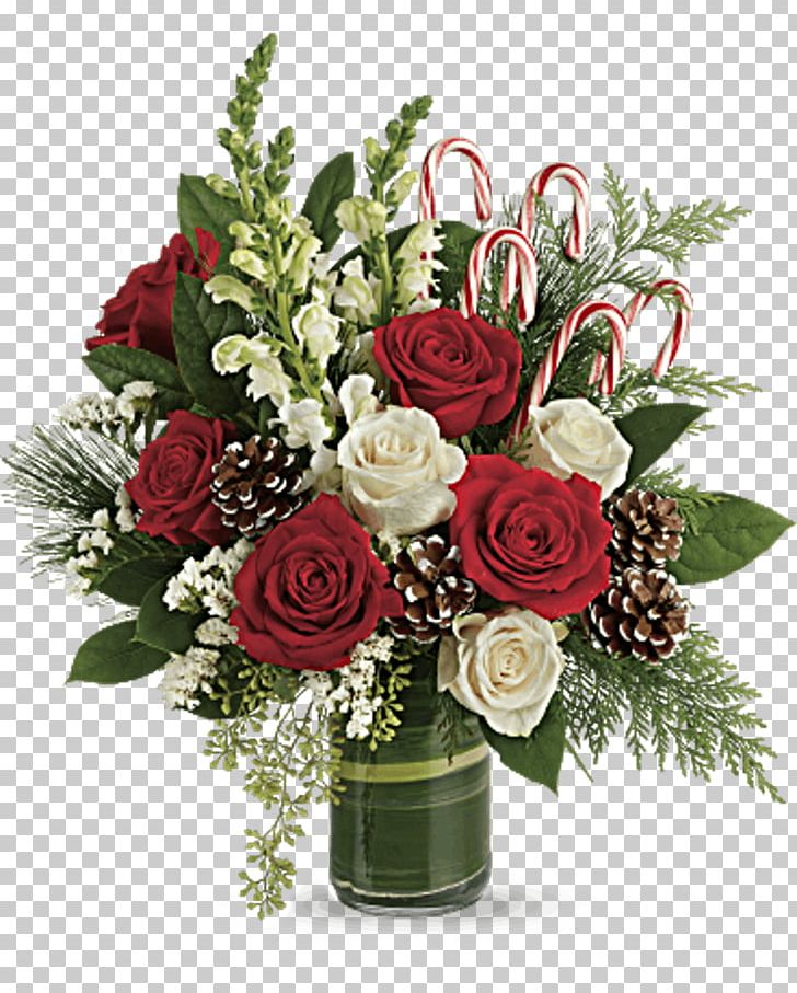 Garden Roses Flower Bouquet Candy Cane Floral Design Teleflora PNG, Clipart, Candy Cane, Floral Design, Flower Bouquet, Garden Roses, Teleflora Free PNG Download