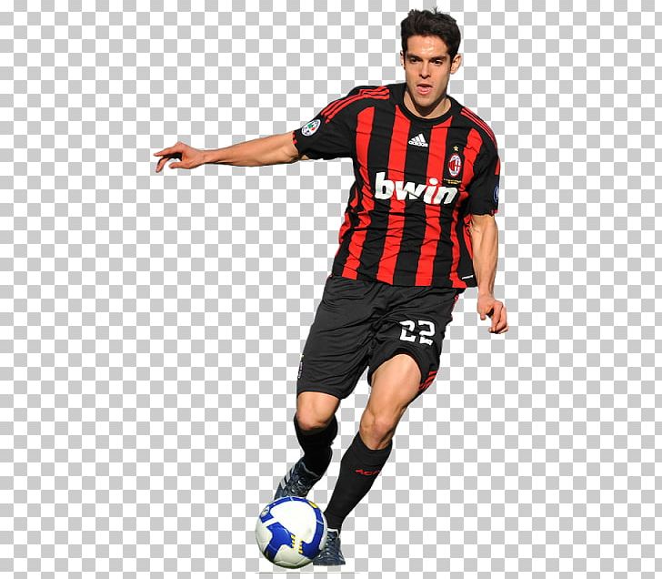 Kaká Jersey A.C. Milan Team Sport PNG, Clipart, A.c. Milan, Ac Milan, Ball, Brazil, Clothing Free PNG Download