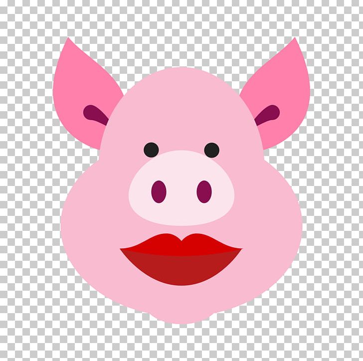 Wild Boar Computer Icons Lipstick PNG, Clipart, Animals, Cartoon, Clip Art, Computer Icons, Domestic Pig Free PNG Download