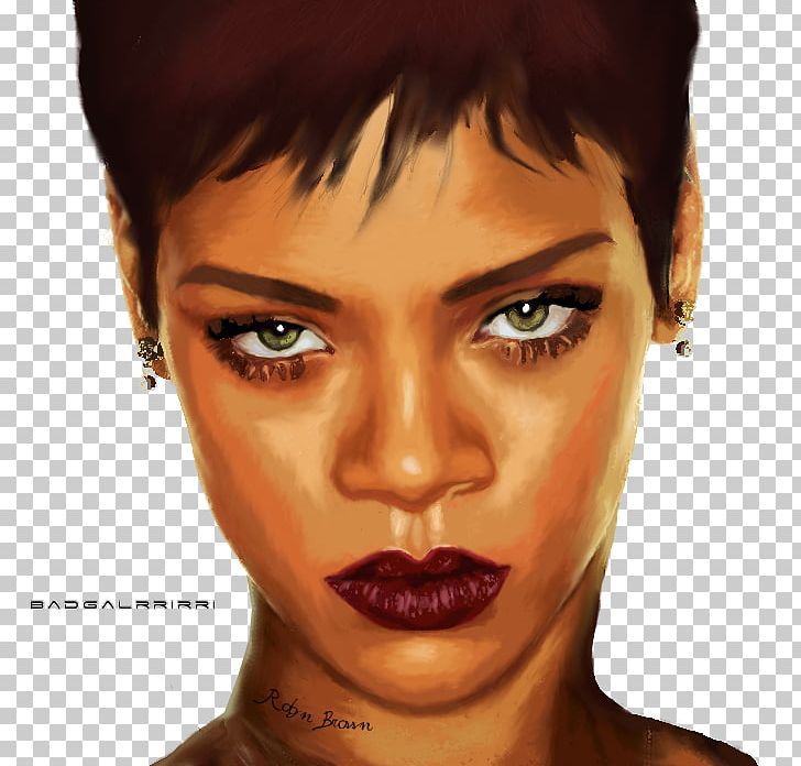 Rihanna Unapologetic Art Pour It Up PNG, Clipart, Album, Album Cover, Art, Brown Hair, Cheek Free PNG Download