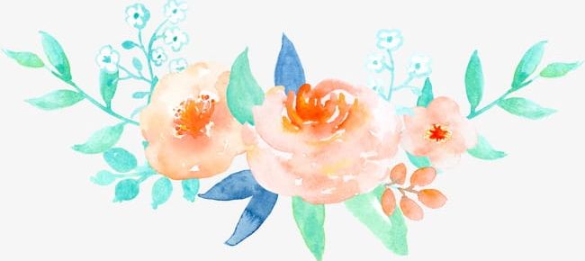 Watercolor Flower Pattern PNG, Clipart, Border, Creative, Creative Wedding, Day, Element Free PNG Download