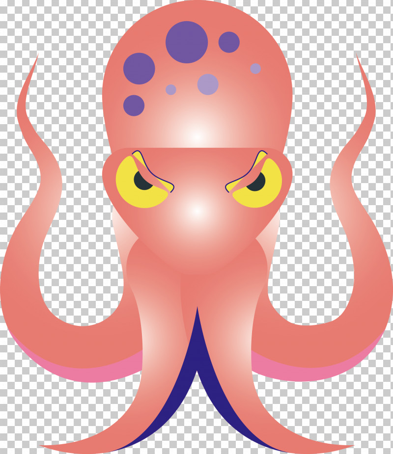 Octopus PNG, Clipart, Cartoon, Giant Pacific Octopus, Octopus, Pink Free PNG Download