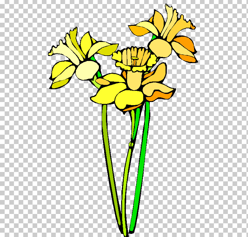 Flower Yellow Cut Flowers Plant Plant Stem PNG, Clipart, Cut Flowers, Flower, Narcissus, Pedicel, Petal Free PNG Download