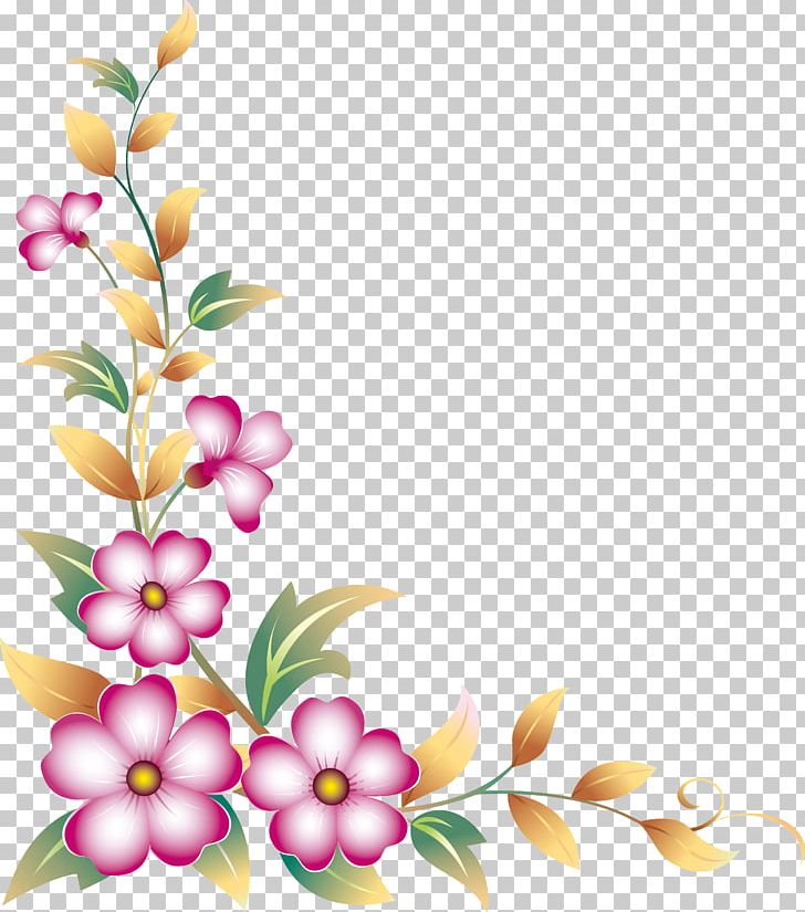 Floral Illustrations Flower Floral Design PNG, Clipart, Art, Blossom, Border, Branch, Corner Free PNG Download