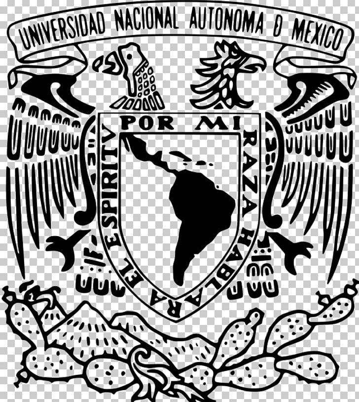 Ciudad Universitaria National Autonomous University Of Mexico University City Facultad De Estudios Superiores Zaragoza PNG, Clipart, Black, Cartoon, Escutcheon, Fictional Character, Higher Education Free PNG Download