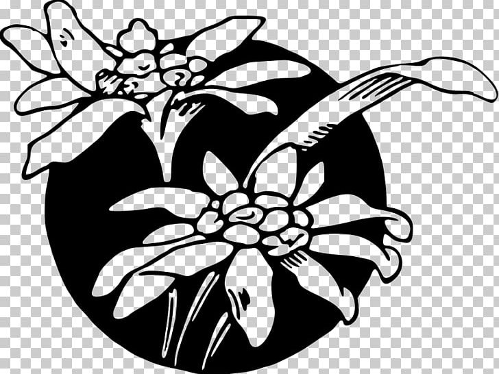 Floral Design Flowering Plant PNG, Clipart, Artwork, Black, Black And White, Branch, Computer Free PNG Download