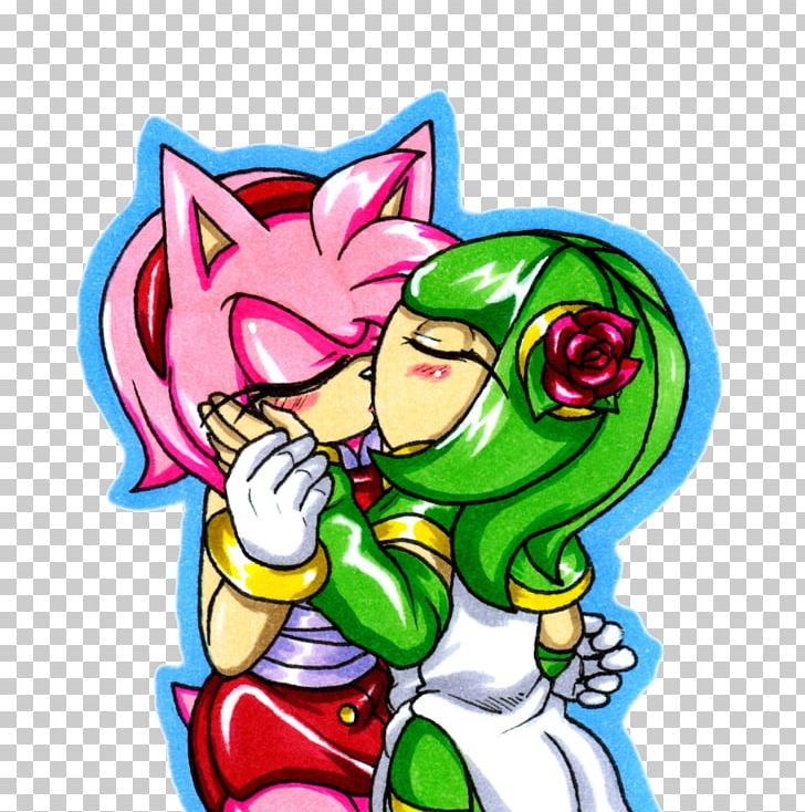 sonic and blaze kissing