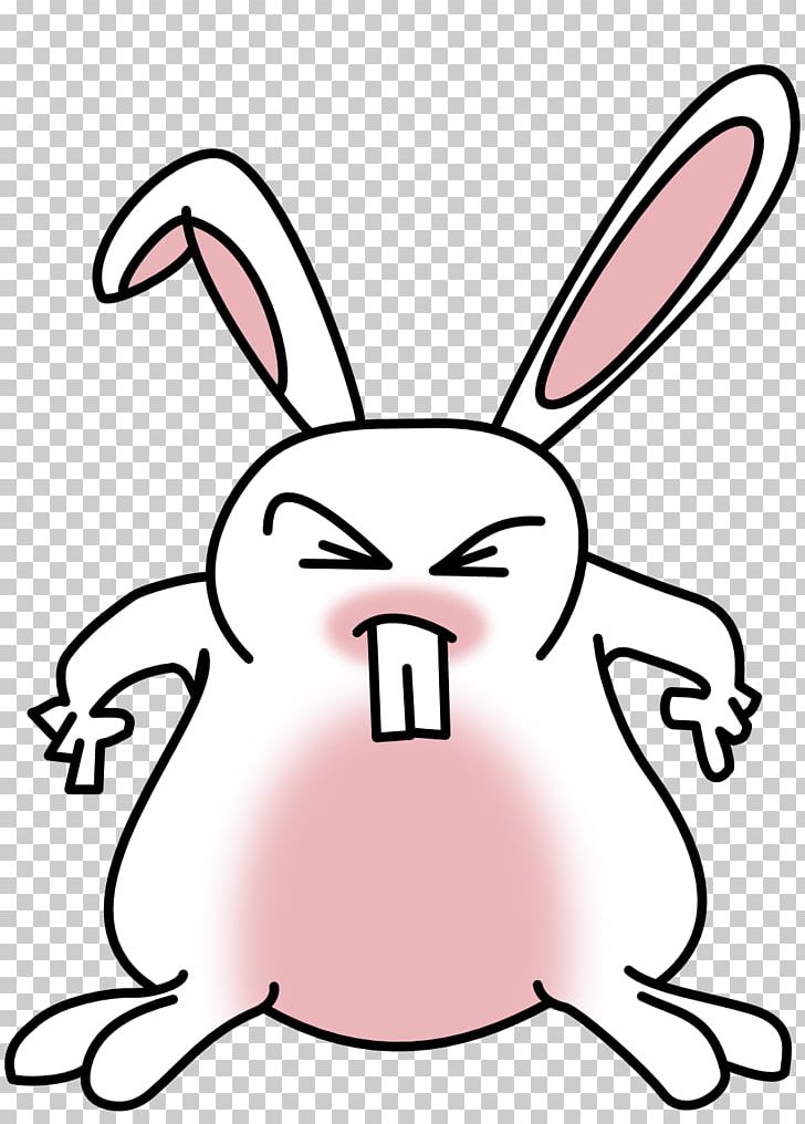 Easter Bunny Rabbit Free Content PNG, Clipart, Anger, Area, Artwork, Black And White, Blog Free PNG Download
