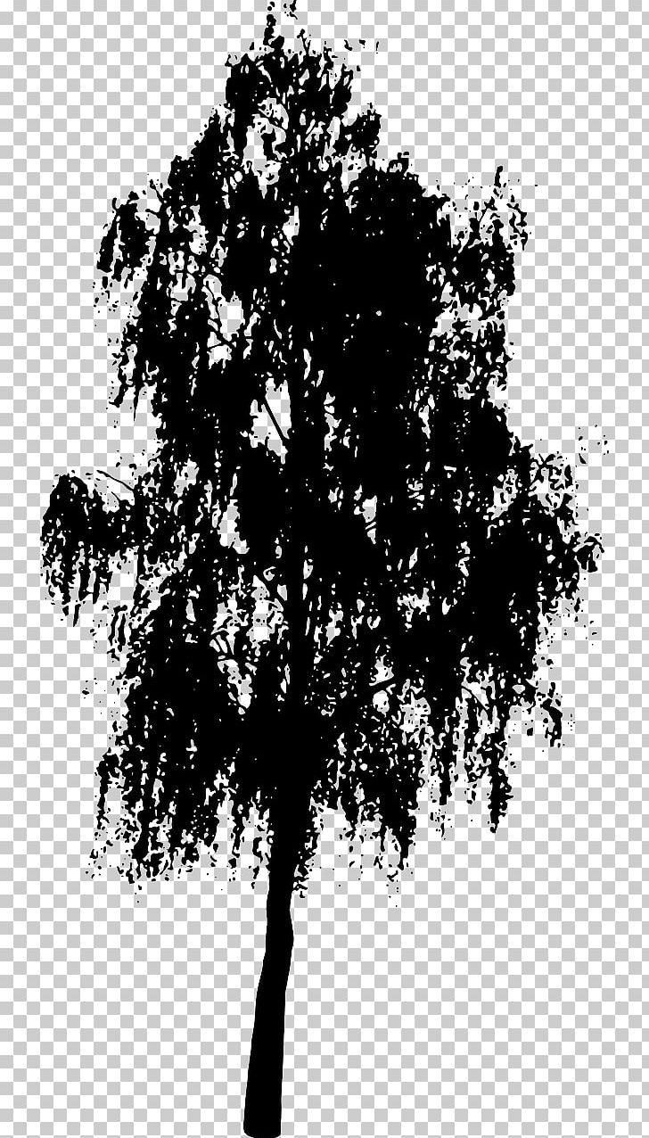 Tree Silhouette PNG, Clipart, Art, Black And White, Branch, Bush, Drawing Free PNG Download
