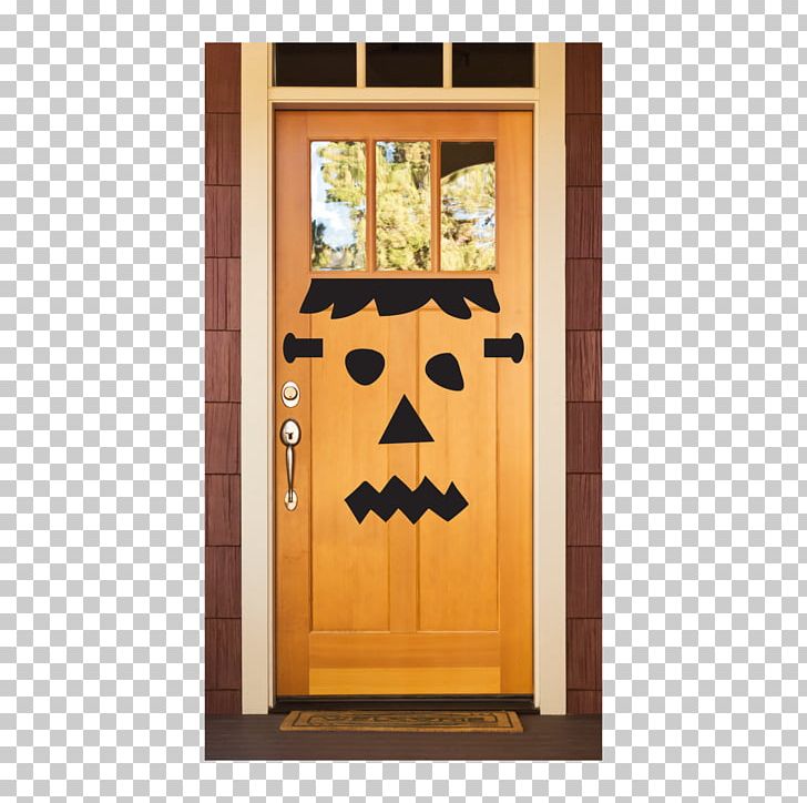 Jack-o'-lantern Door Pumpkin Decal Wall PNG, Clipart, Decal, Door, Face, Furniture, Halloween Free PNG Download