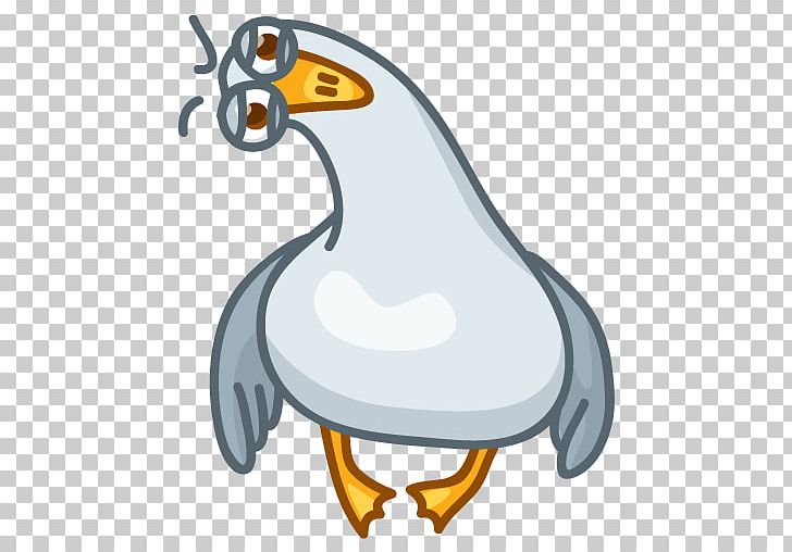 Sticker Telegram VK Advertising Online Chat PNG, Clipart, Advertising, Beak, Bird, Duck, Ducks Geese And Swans Free PNG Download