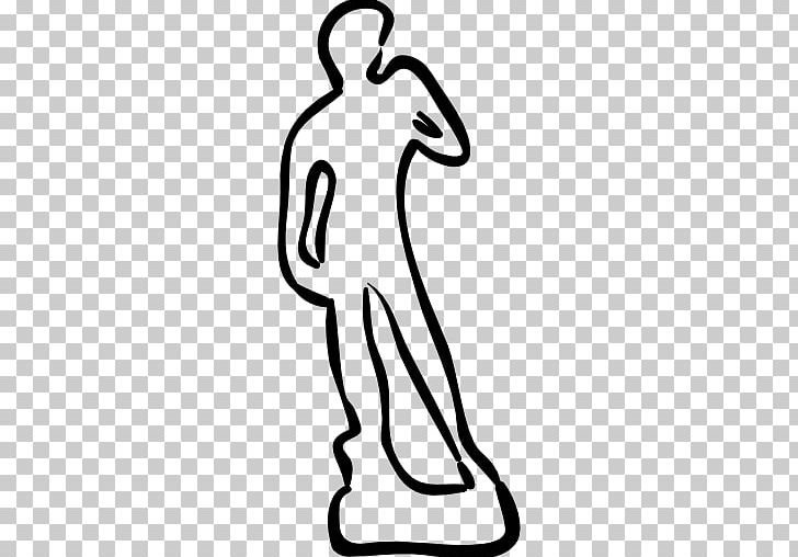 David Sculpture Statue Drawing PNG, Clipart, Arm, Art, Black, Black And White, Computer Icons Free PNG Download