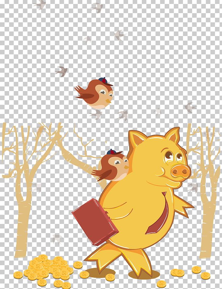 Piglet Domestic Pig Illustration PNG, Clipart, Animals, Art, Artworks, Carnivoran, Cartoon Free PNG Download