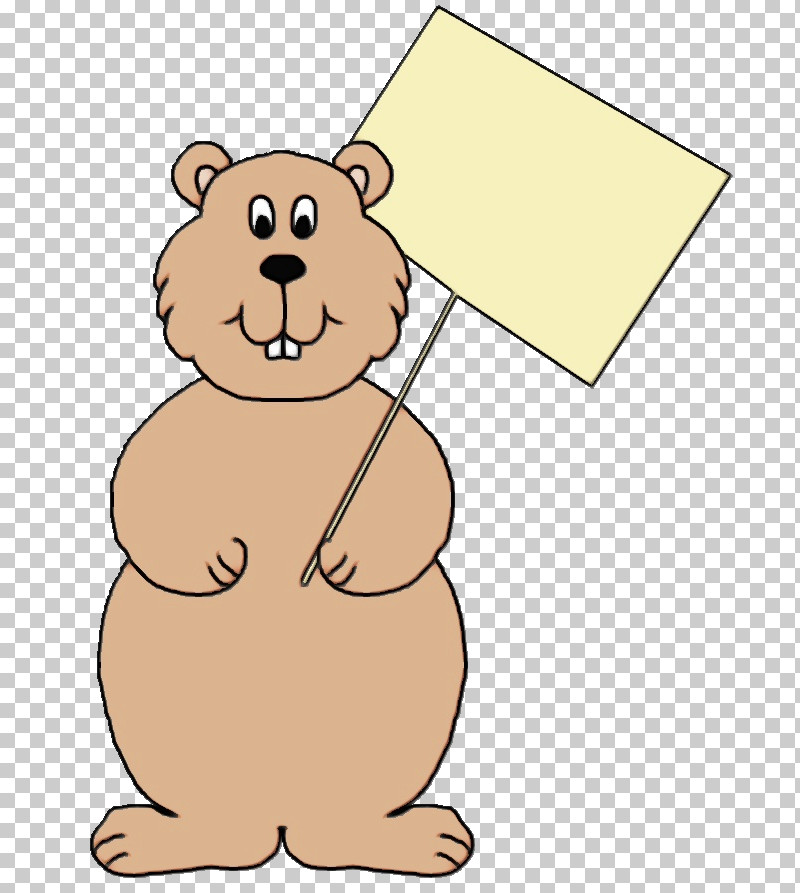 Groundhog Day PNG, Clipart, Bear, Beaver, Brown Bear, Cartoon, Groundhog Free PNG Download