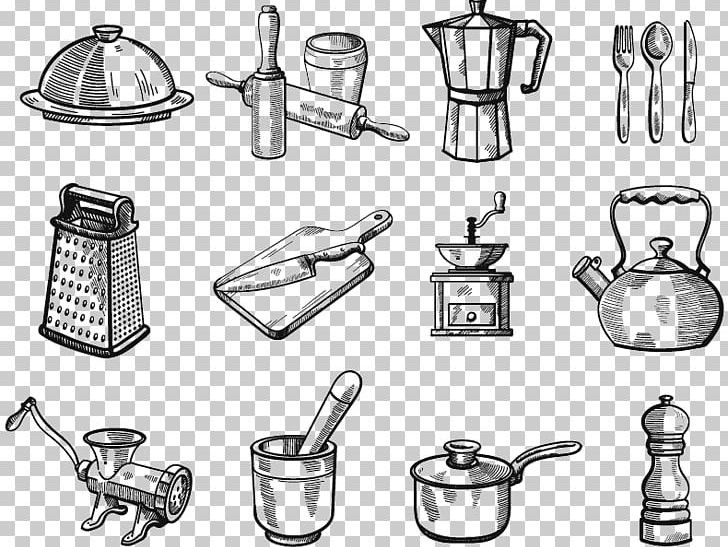 Kitchen Utensil PNG, Clipart, Bathroom Accessory, Black And White, Cookware, Cookware And Bakeware, Cutting Boards Free PNG Download