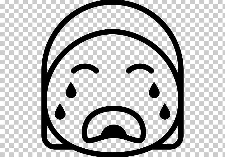 Emoticon Computer Icons Smiley Crying PNG, Clipart, Black, Black And White, Computer Icons, Cry, Crying Free PNG Download