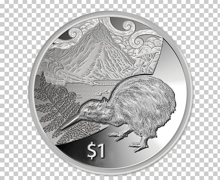 New Zealand Dollar Perth Mint Proof Coinage PNG, Clipart, Bird, Black And White, Bullion, Bullion Coin, Coin Free PNG Download