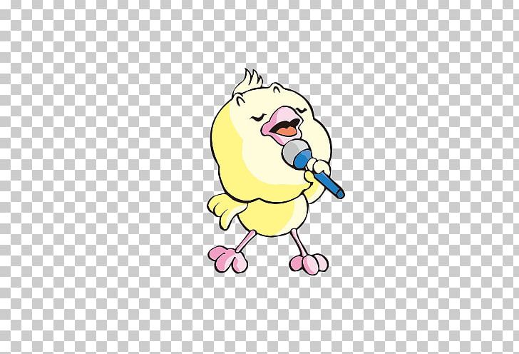 Chicken Singing Performance PNG, Clipart, Area, Art, Bird, Cartoon, Chick Free PNG Download