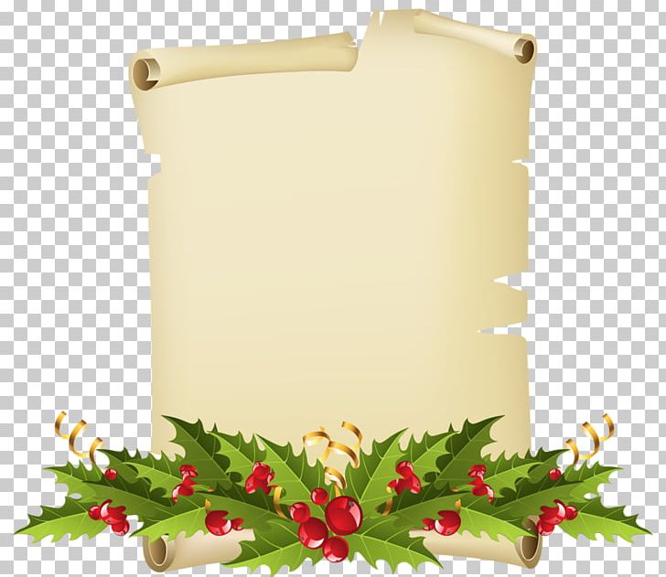 Paper Christmas Mistletoe Parchment PNG, Clipart, Aquifoliaceae, Calligraphy, Christmas, Christmas Decoration, Christmas Ornament Free PNG Download