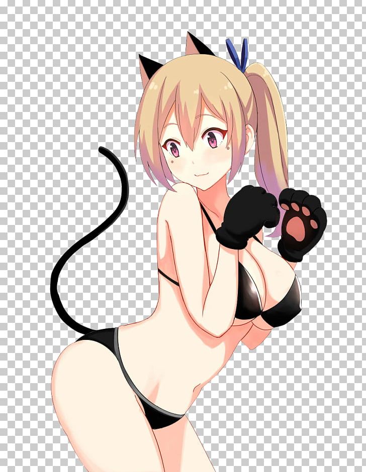 Myriad Colors Phantom World Anime Catgirl Mangaka PNG, Clipart, Arm, Artwork, Black Hair, Cartoon, Ecchi Free PNG Download