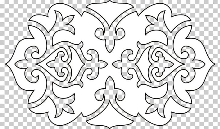 Ornament Motif Drawing Pattern PNG, Clipart, Area, Art, Black And White, Circle, Flower Free PNG Download