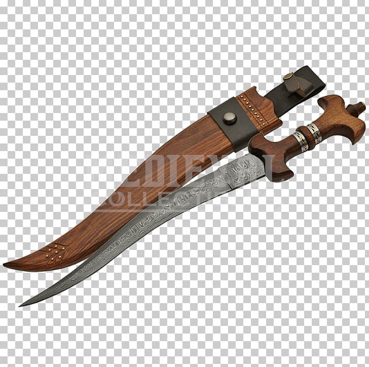 Bowie Knife Damascus Steel Dagger PNG, Clipart, Baskethilted Sword, Blade, Bowie Knife, Cold Weapon, Dagger Free PNG Download