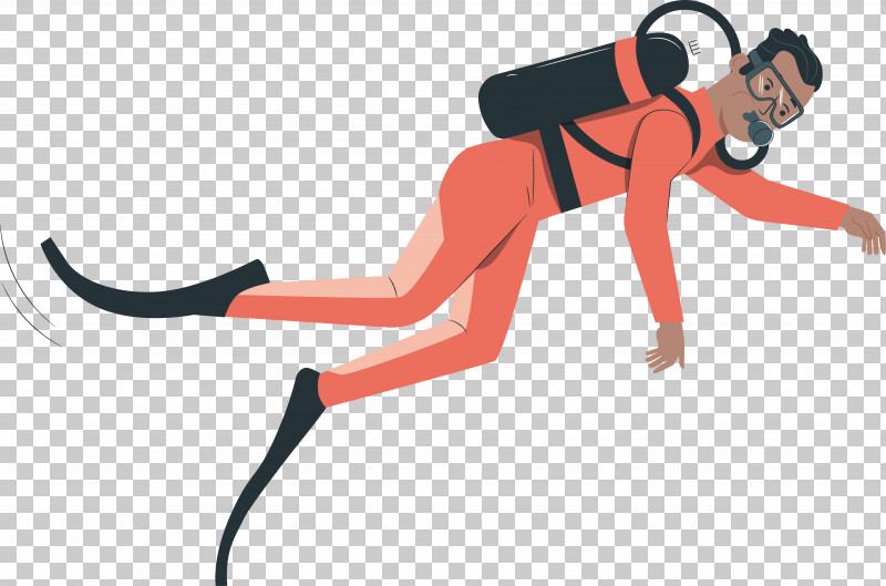 Diving PNG, Clipart, Angle, Character, Diving, Line, Orange Sa Free PNG Download