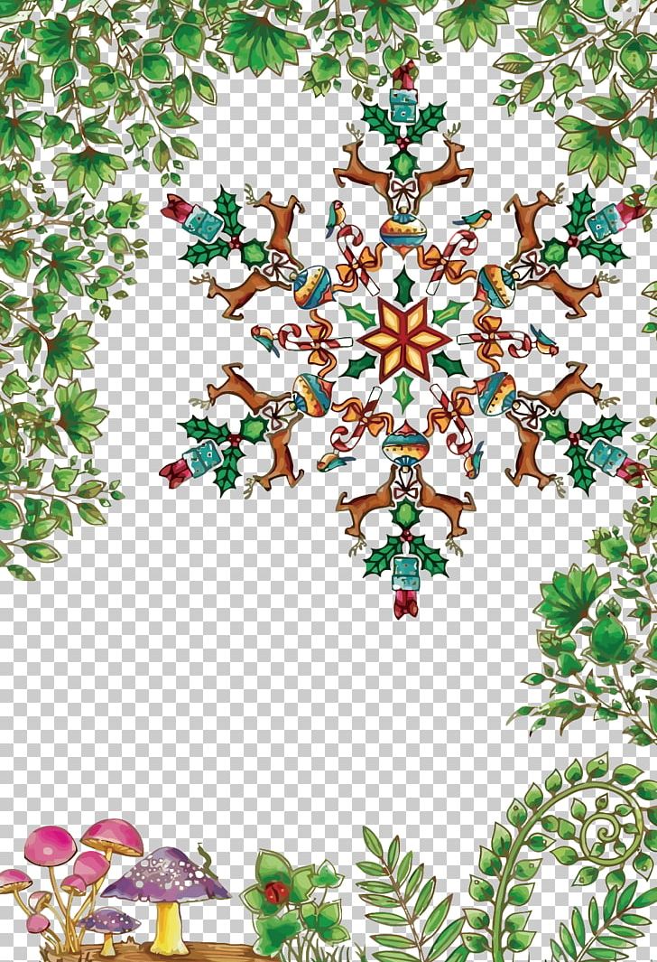 Christmas Tree Christmas Ornament Snowflake PNG, Clipart, Border, Branch, Christmas, Christmas Decoration, Christmas Frame Free PNG Download