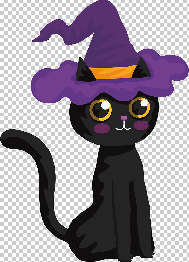 Black Cat Halloween Witch PNG, Clipart, Black, Black White, Carnivoran,  Cartoon, Cat Like Mammal Free PNG