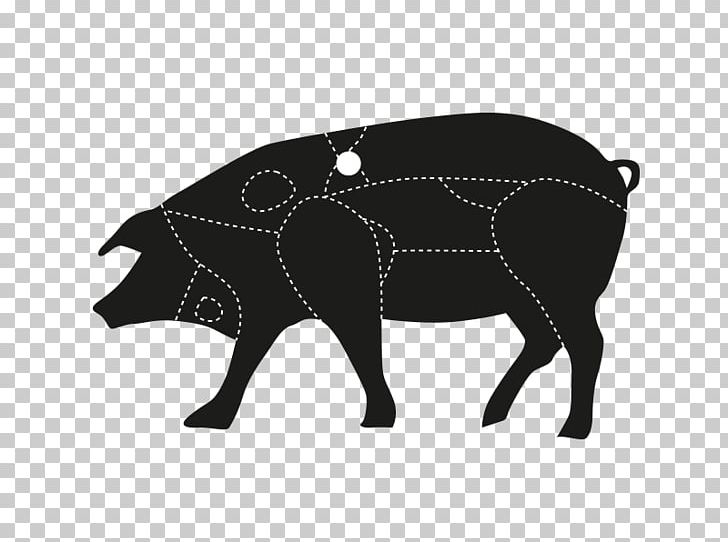 Black Iberian Pig Ham Pork Meat Sirloin Steak PNG, Clipart, Black, Black And White, Black Iberian Pig, Boucherie, Cattle Like Mammal Free PNG Download