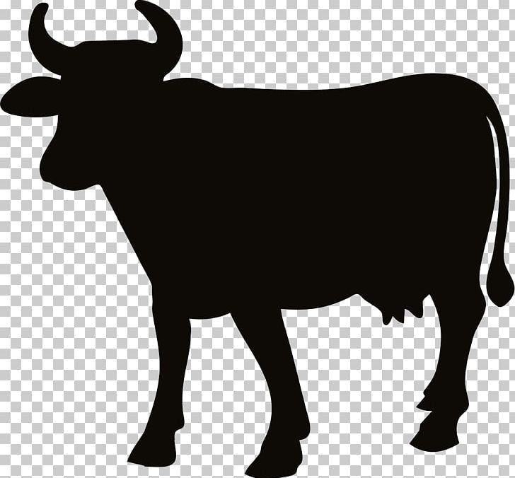 Charolais Cattle Hereford Cattle Silhouette PNG, Clipart, Animals, Black And White, Bull, Cattle, Cattle Like Mammal Free PNG Download