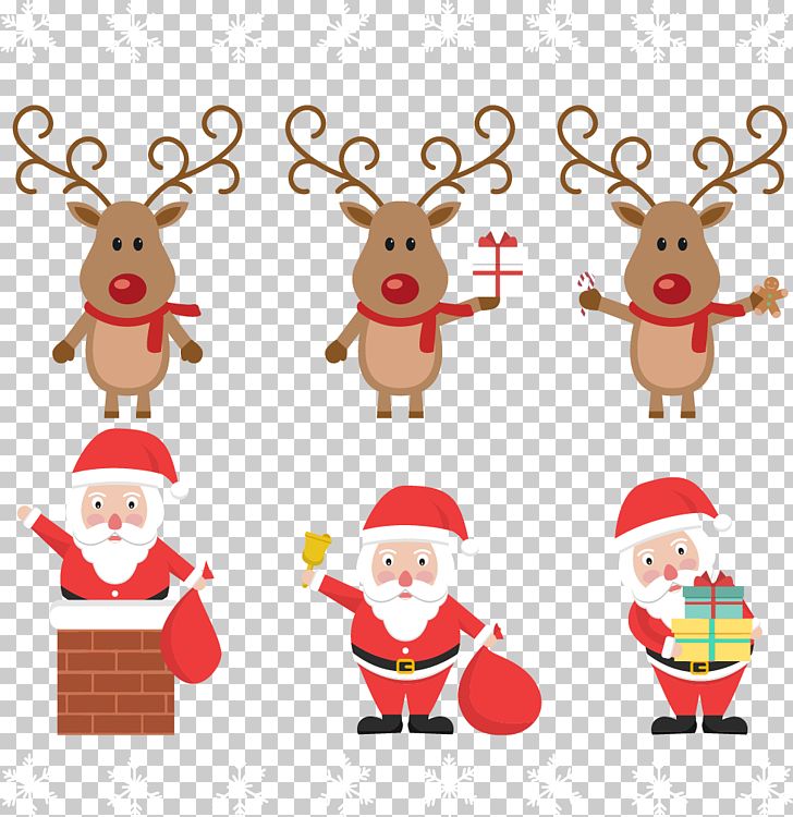 Rudolph Santa Clauss Reindeer Santa Clauss Reindeer Christmas PNG, Clipart, Bags, Border, Cartoon Character, Cartoon Eyes, Chimney Free PNG Download