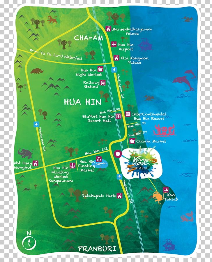 Vana Nava Hua Hin Water Jungle Rajabhakti Park Water Park Pattaya Map PNG, Clipart, Chaam District, Ecosystem, Grass, Hin, Hotel Free PNG Download
