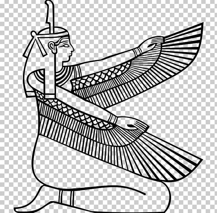 Ancient Egyptian Deities Maat Coloring Book Goddess PNG, Clipart, Ancient, Ancient Egypt, Ancient Egyptian Deities, Area, Art Of Ancient Egypt Free PNG Download