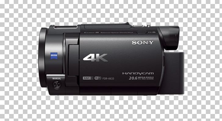 Sony Handycam FDR-AX33 Video Sony Corporation Camcorder SteadyShot PNG, Clipart, 4k Resolution, Active Pixel Sensor, Camcorder, Camera, Camera Accessory Free PNG Download