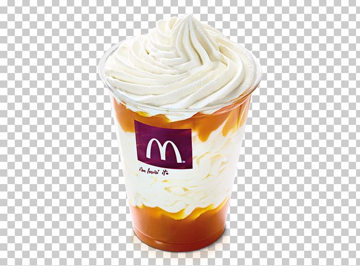Sundae Parfait McFlurry Ice Cream Gelato PNG, Clipart, Caramel, Chocolate Syrup, Cream, Cup, Dairy Product Free PNG Download