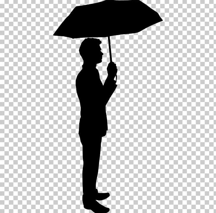 Umbrella Silhouette Person Rain PNG, Clipart, Black, Black And White, Fashion Accessory, Financial Literacy Month, Gentleman Free PNG Download
