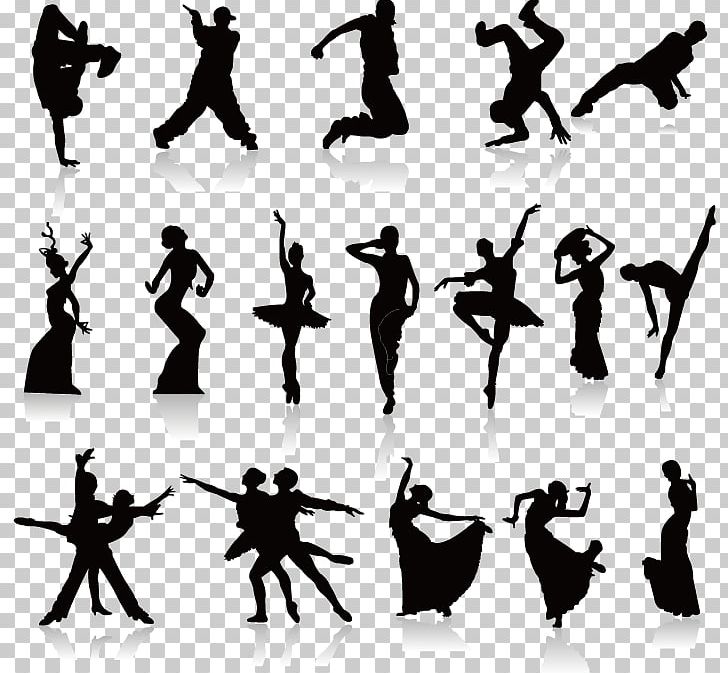Dance Silhouette Poster PNG, Clipart, Animals, Ballroom Dance, Cartoon, City Silhouette, Dancing Free PNG Download