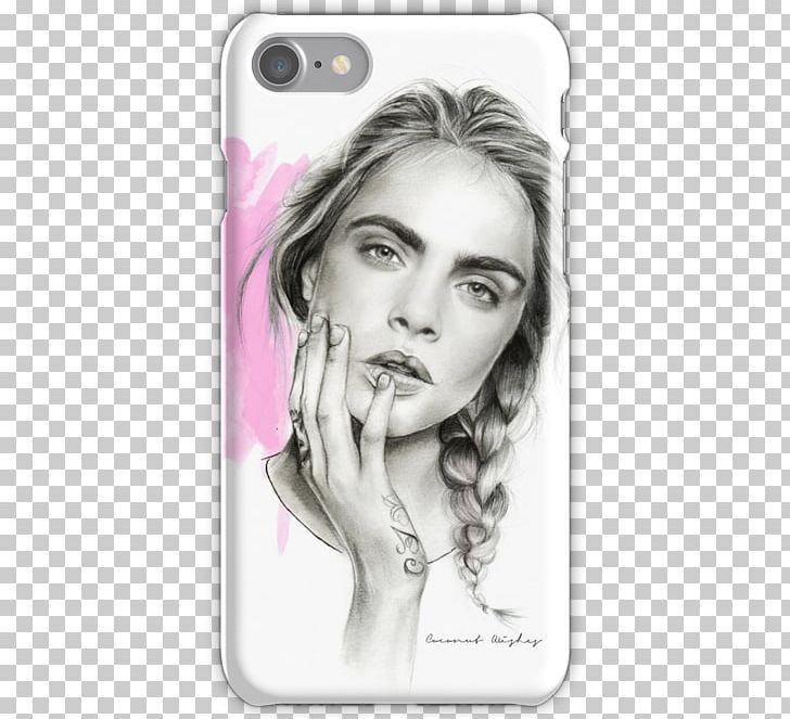 Cara Delevingne IPhone 4S IPhone 7 IPhone 6 IPhone X PNG, Clipart, Apple, Beauty, Black And White, Cara Delevingne, Celebrities Free PNG Download